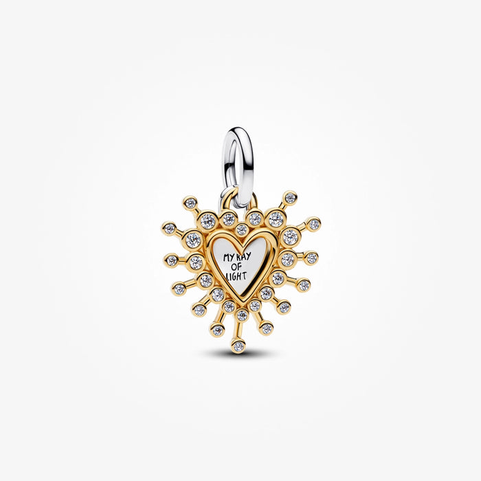 Pandora Radiant Heart Double Dangle Charm