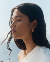 Float Oversized Studs Sterling Silver Set