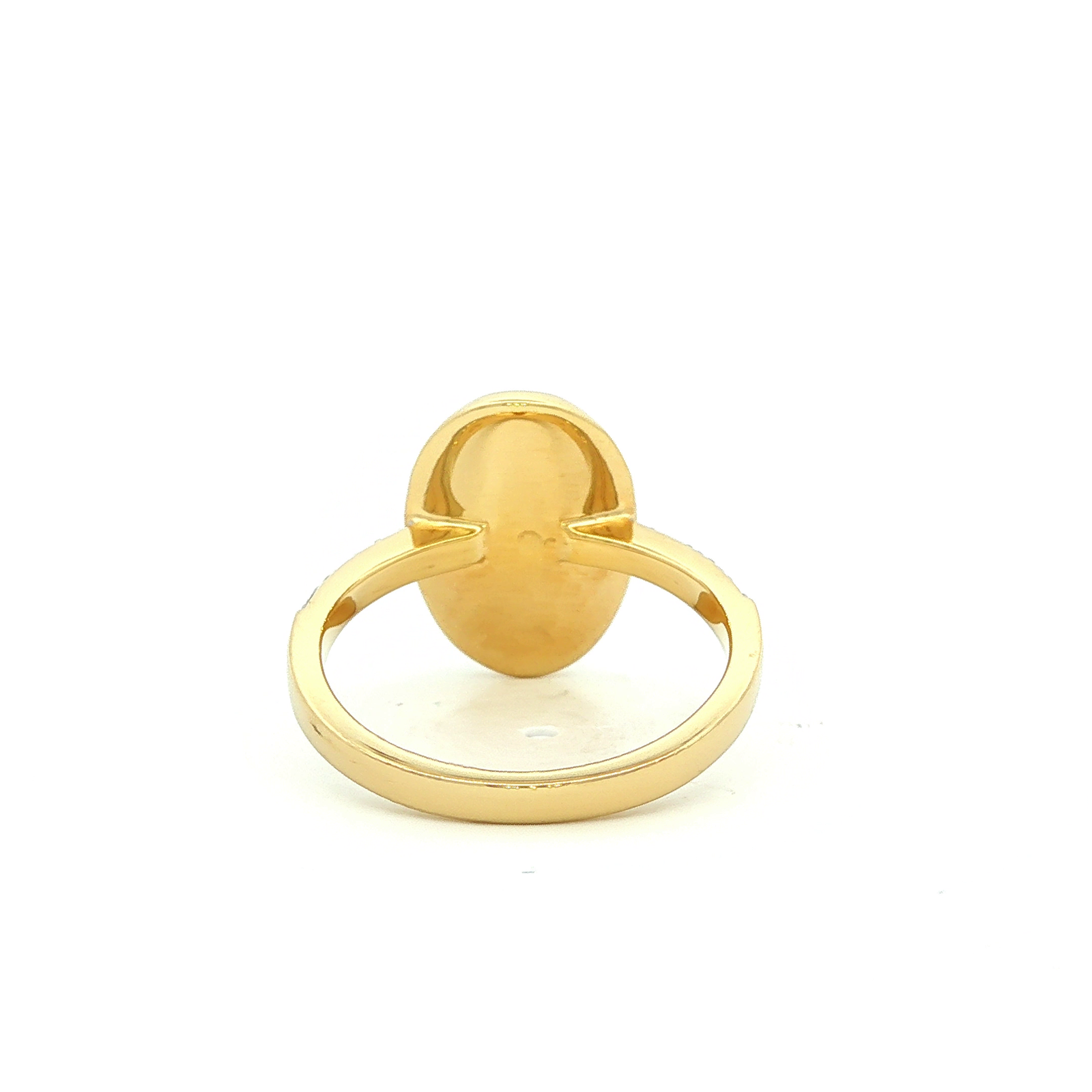 Tsavorite and Diamond Ring in Yellow Gold