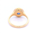 Sapphire Set in Yellow Gold Ring