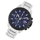 Tommy Hilfiger Stainless Steel Navy Dial Multi-function Men's Watch
