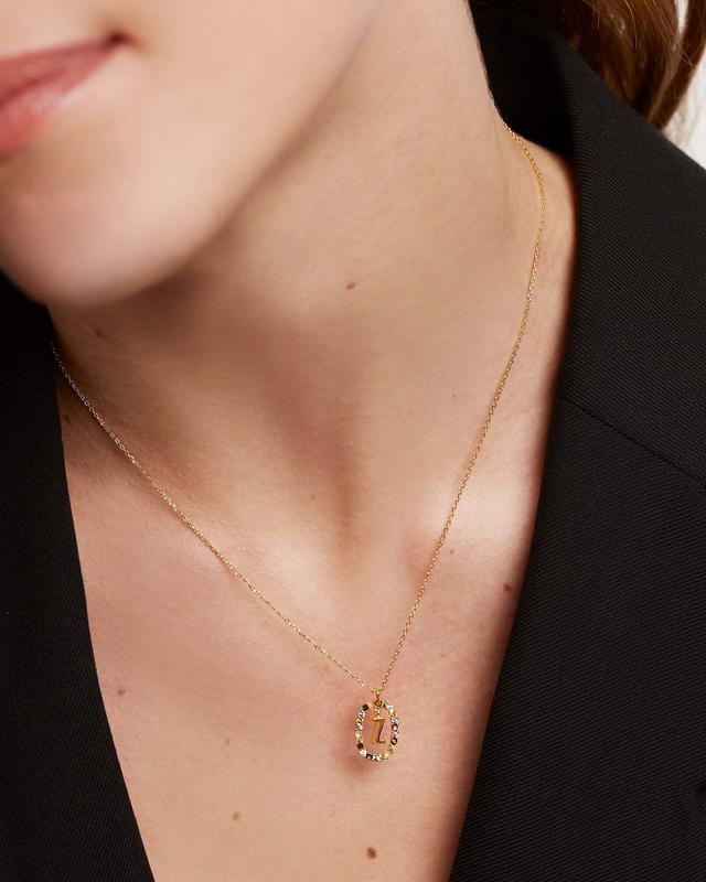 PDPAOLA Letters 2021 Z Necklace
