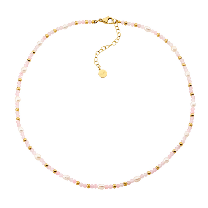 Ellani Rose Quartz & Freshwater Pearl