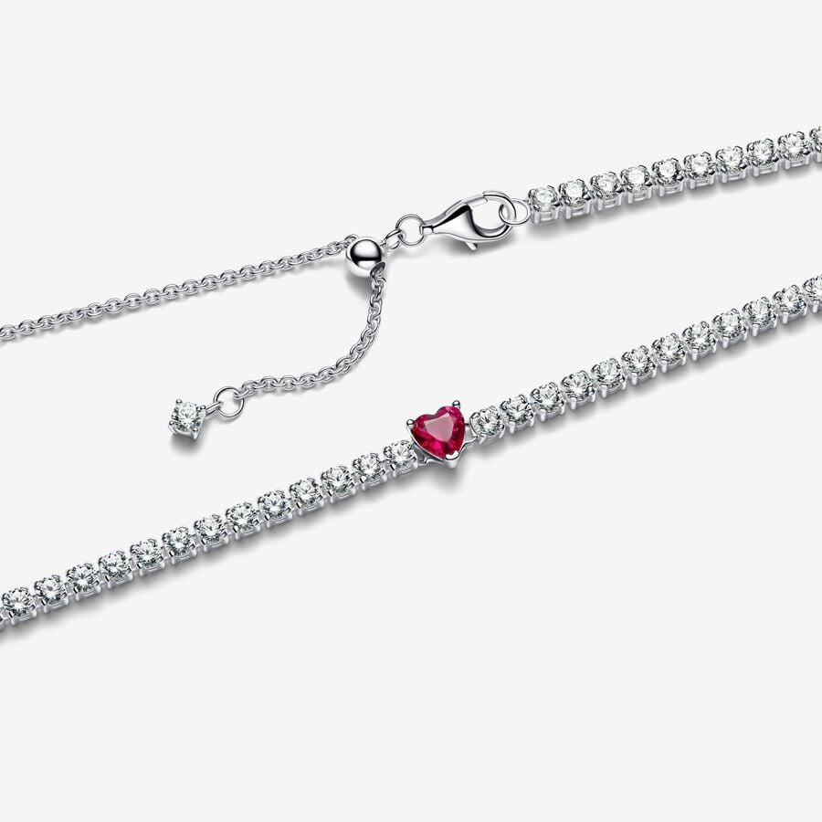 Pandora Halo Heart Choker