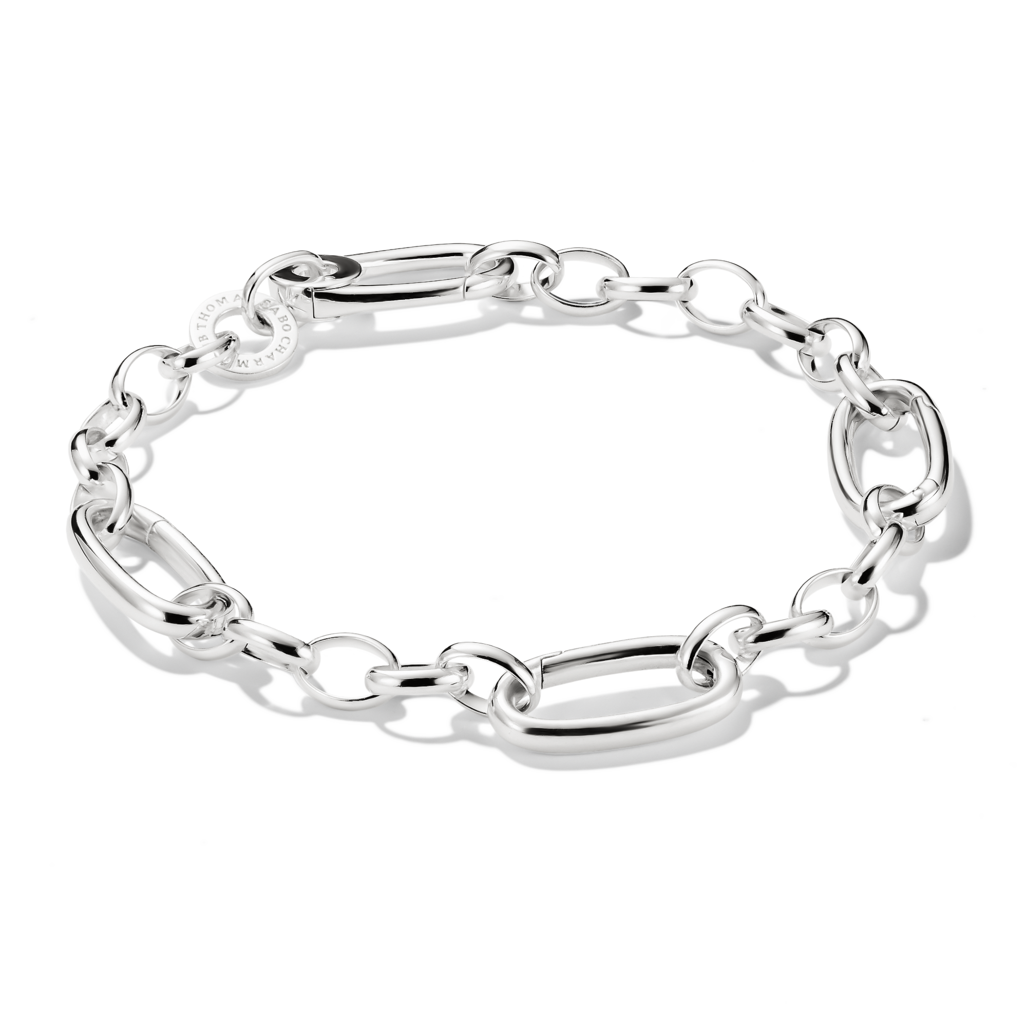 THOMAS SABO Charm bracelet with three Connect links Silver
