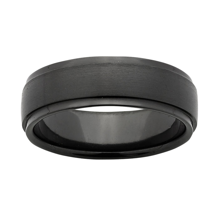 Gents Zirconium Wedding Band
