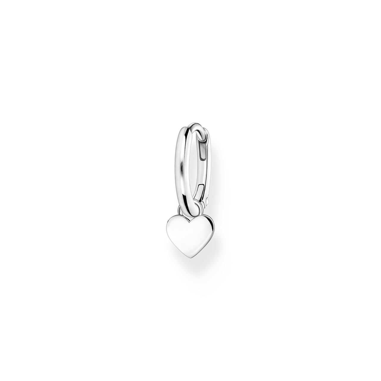 Thomas Sabo Single Hoop Earring With Heart Pendant