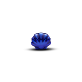 Pandora Blue Shell Mini Charm