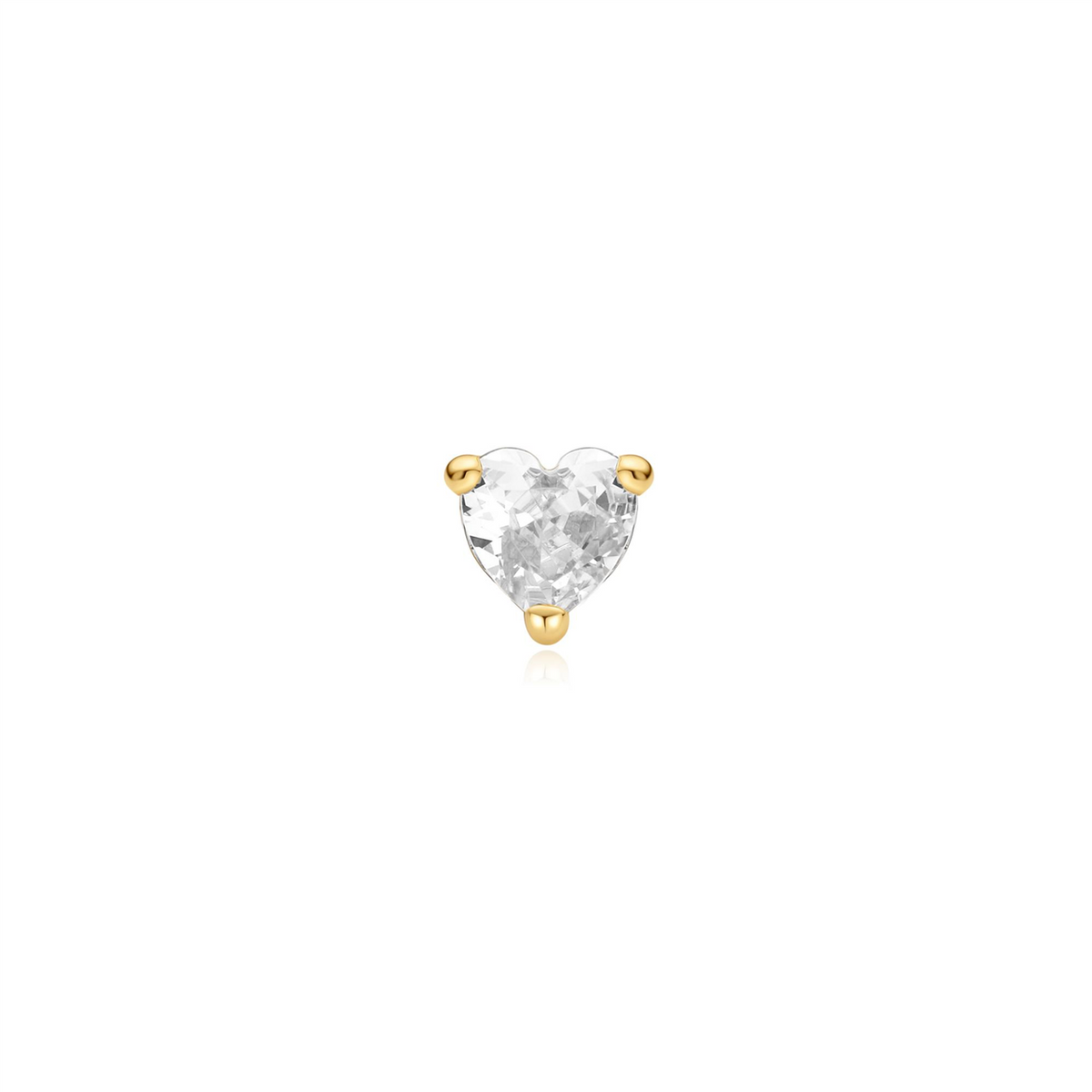 Ania haie Heart Barbell Single Piercing