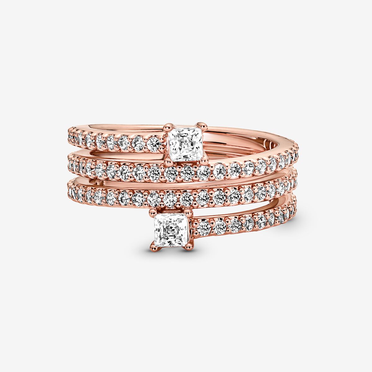 Triple Spiral Ring