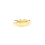 Yellow Gold Oval Dress Ring
