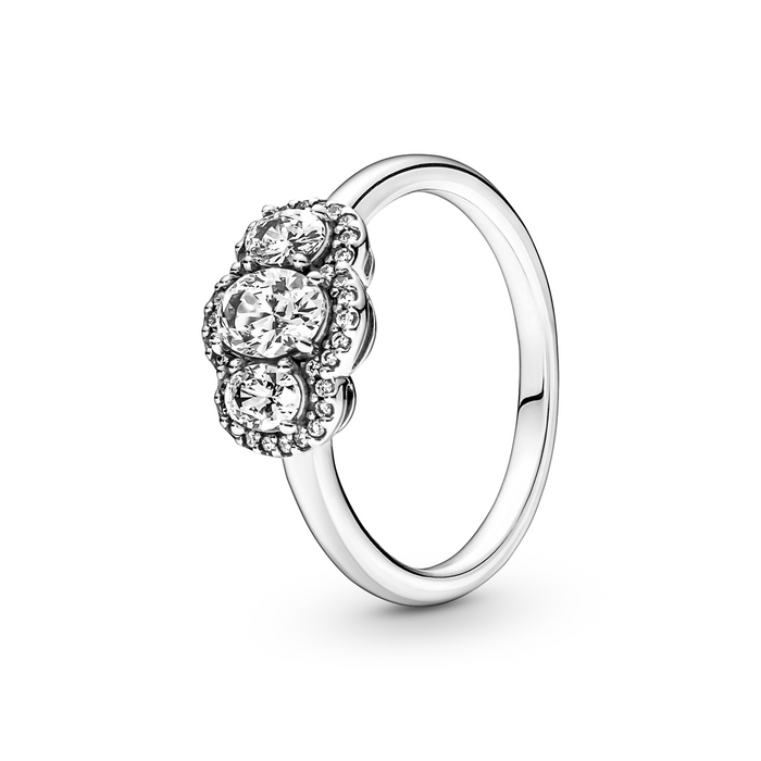Three Stone Vintage Ring - 60