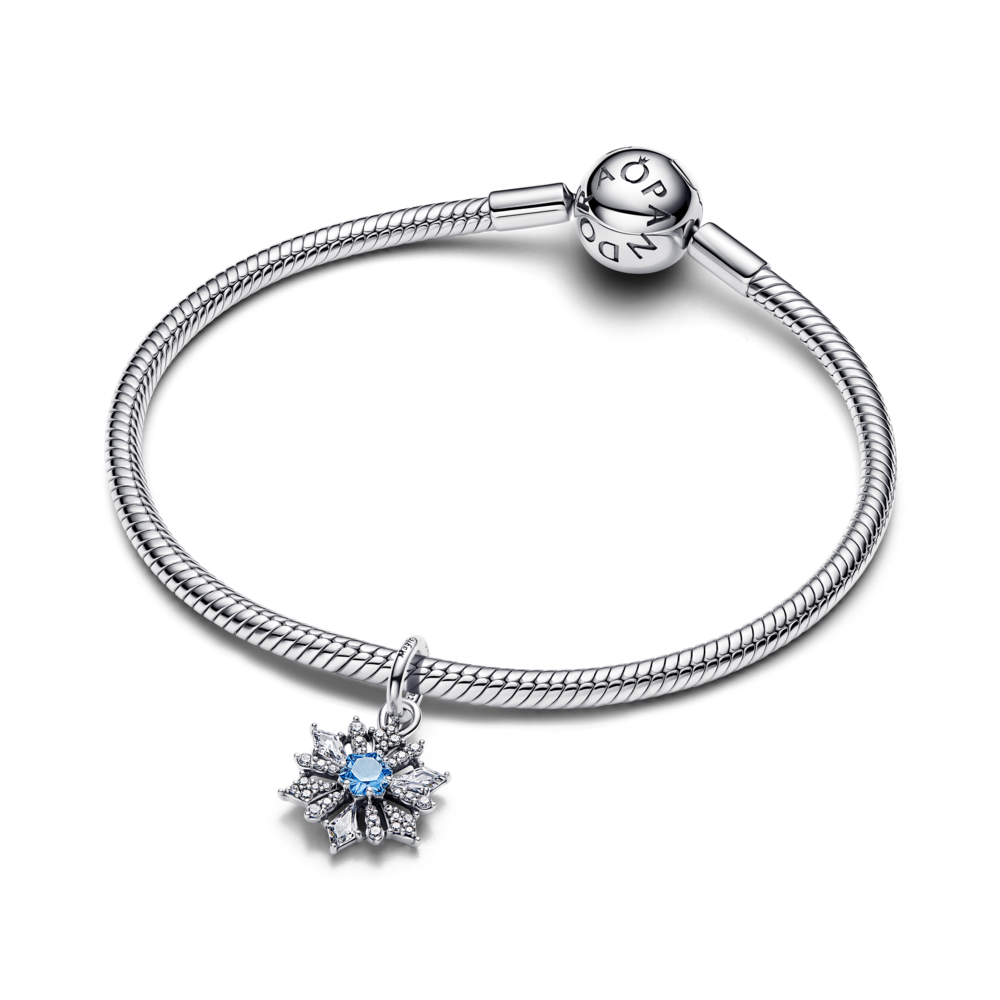 Pandora Disney Frozen Queen Elsa Snowflake Dangle Charm
