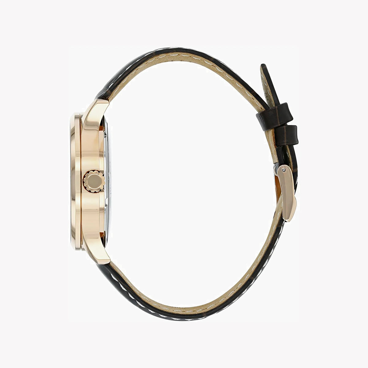 Citizen Silver Dial Calf Leather Strap Mechanical NJ0113
