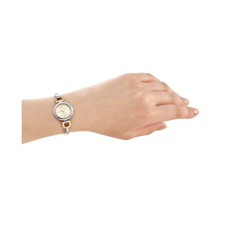 DKNY Half Bangle Silver Stainless Steel Bracelet DK1L161M0065