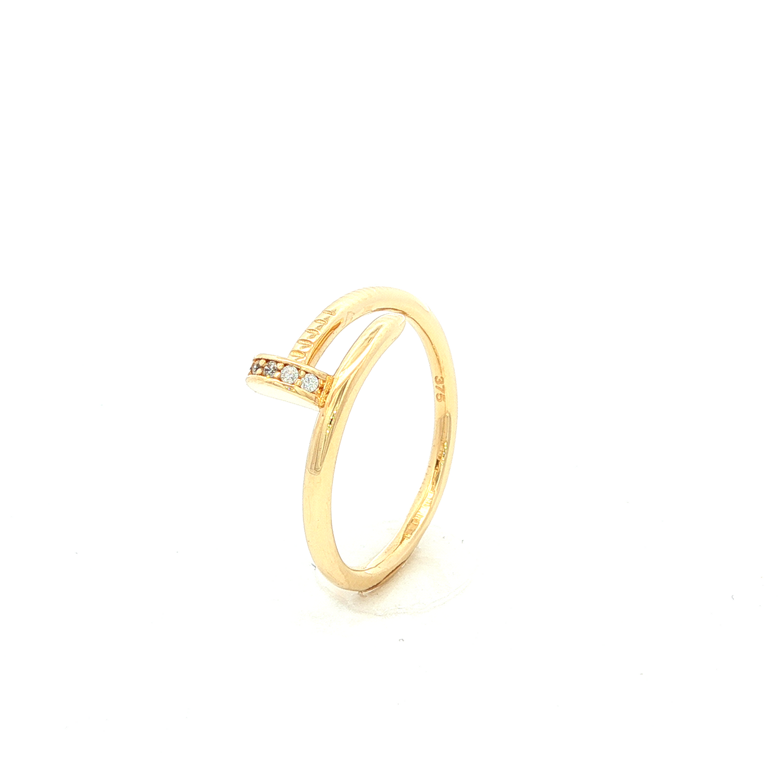 9ct Yellow Gold Cubic Zirconia Dress Ring