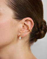 Ania Haie Organic Pebble Dangle Stud Earrings