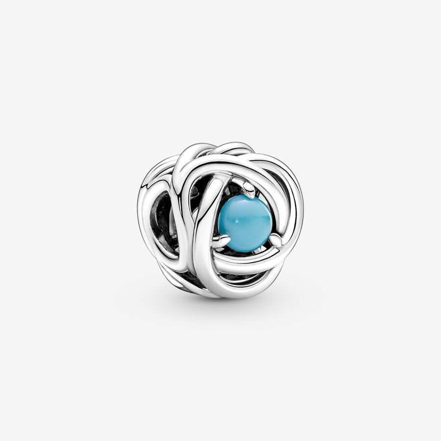 Turquoise Eternal Loop Charm