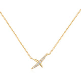 Ania Haie Silver Kiss Pavé Necklace