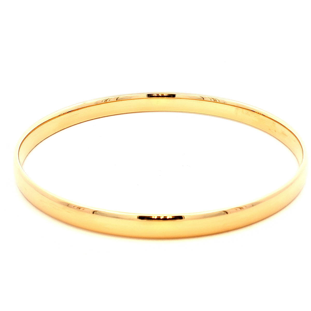 Classic Comfort Fit Bangle in Yellow Gold