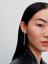 Pandora Pavé Bow Drop Earrings