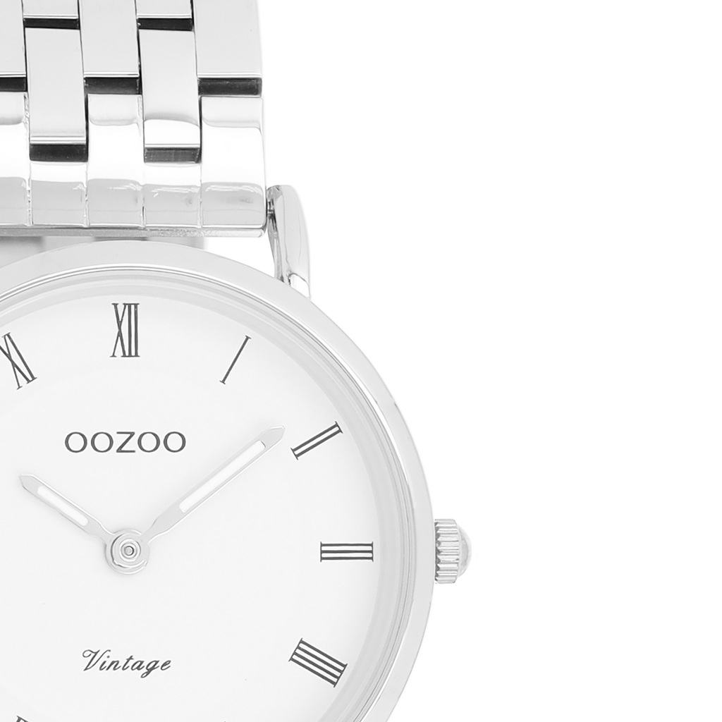 OOZOO C20372 28mm /Silver/White