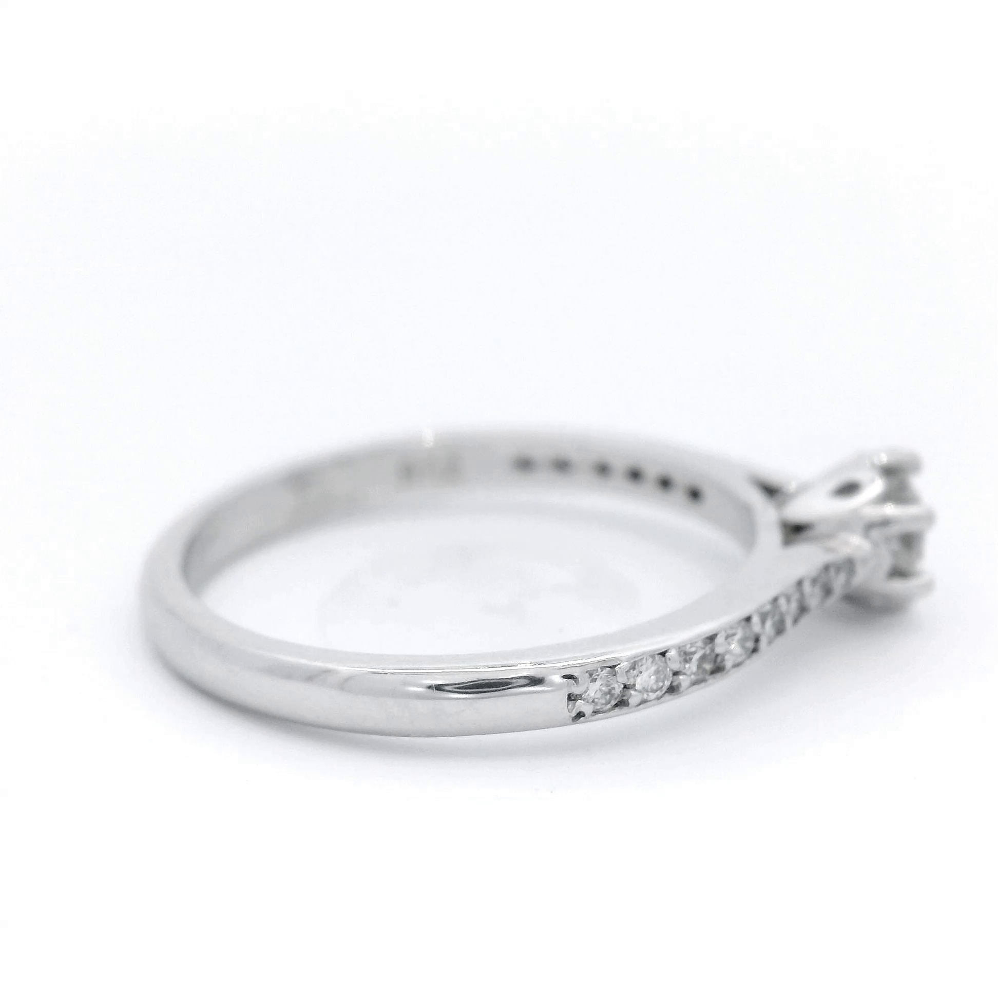 Multi Set Diamond in White Gold Ring