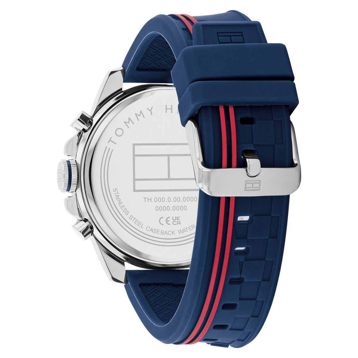 Tommy Hilfiger Navy Silicone Multi-function Men's Watch