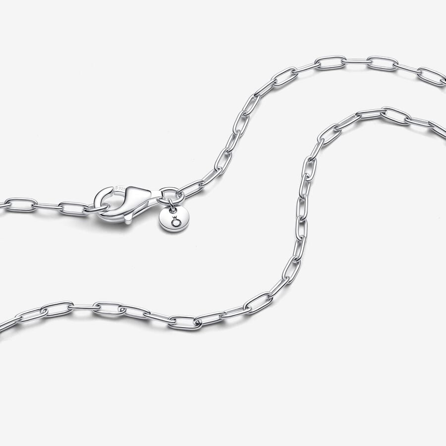 Elongated Link Chain Necklace