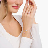 THOMAS SABO BRACELET With Pink Heart-Shaped Pendant