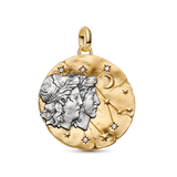 Pandora Gemini Zodiac Oversized Medallion Charm