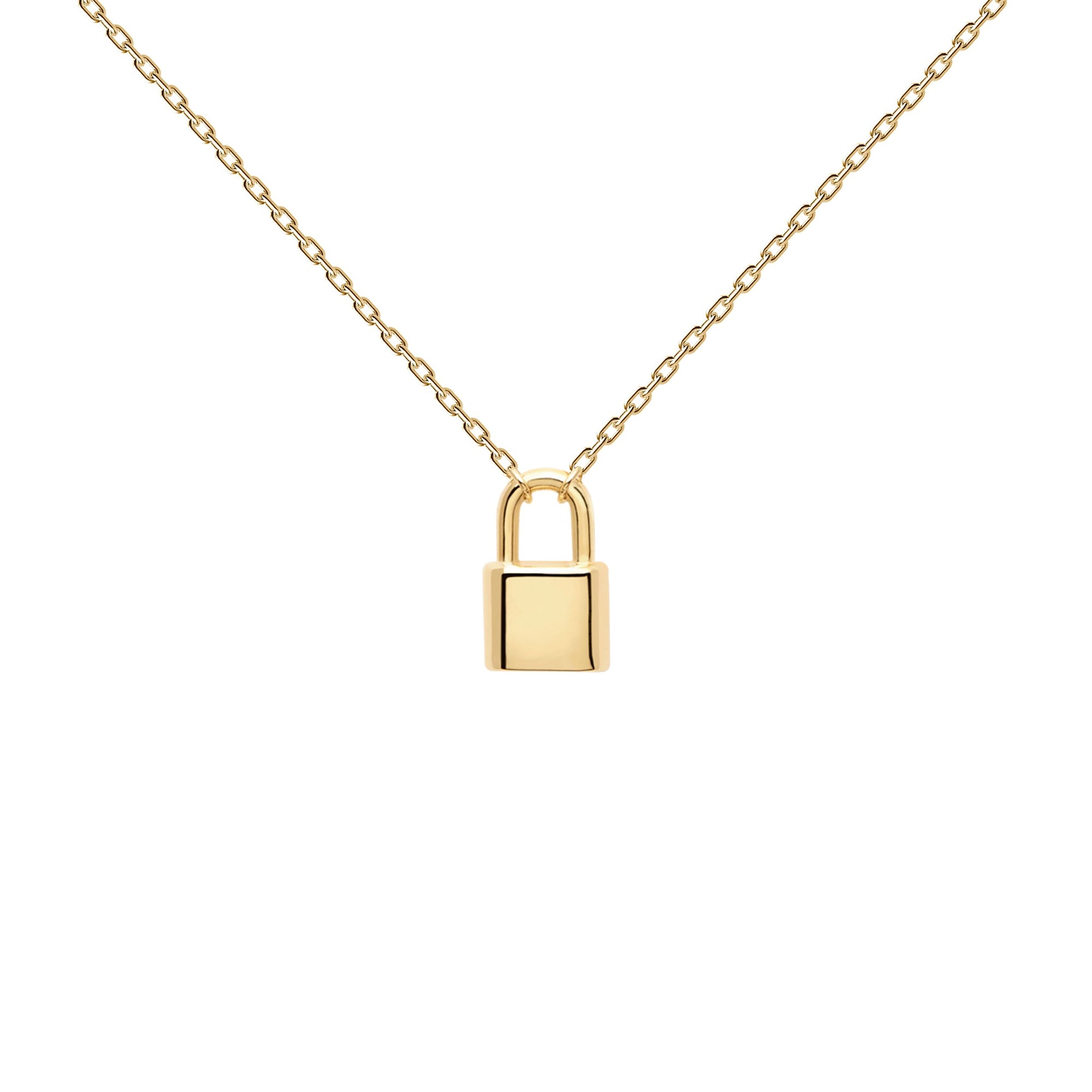 PDPAOLA Engrave Me Bond Gold Necklace