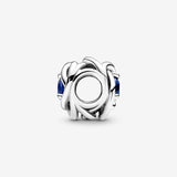September Crystal Birthstone Eternity Circle Charm