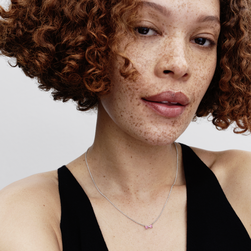 Pandora Bow Pendant Necklace