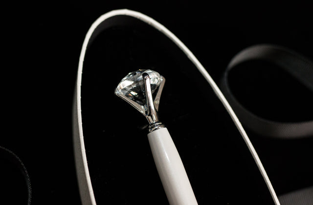 GEORGINI DIAMOND PEN ROSE GOLD / PEARL