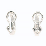 14CT W/G .25CT OVAL CHANNEL SET Dia HUGGIES