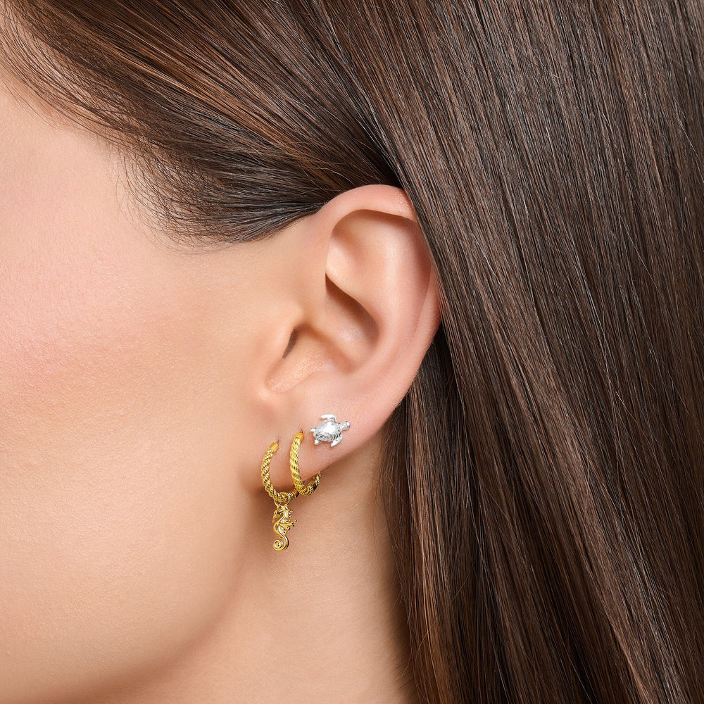 Thomas Sabo Single Ear Gold Plated Hoop