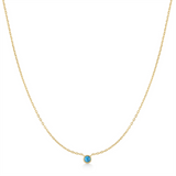 Ania Haie Lab Created Turquoise Solitaire Necklace