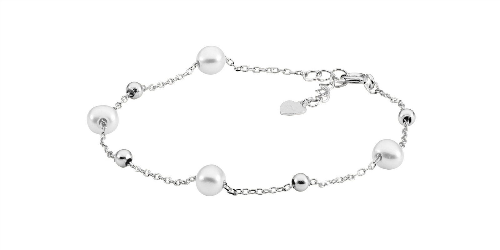 Ellani Freshwater Pearl & Ball Bracelet