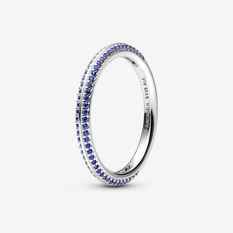 Pandora ME Blue Pavé Ring - 58