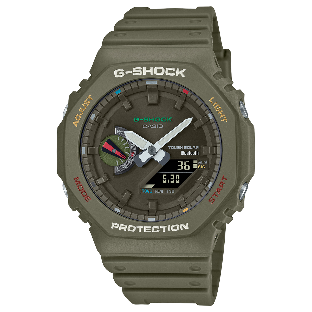 G-Shock Duo Multi Color Green GAB2100FC-3A