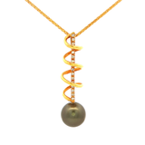 Black Pearl and Diamond Drop