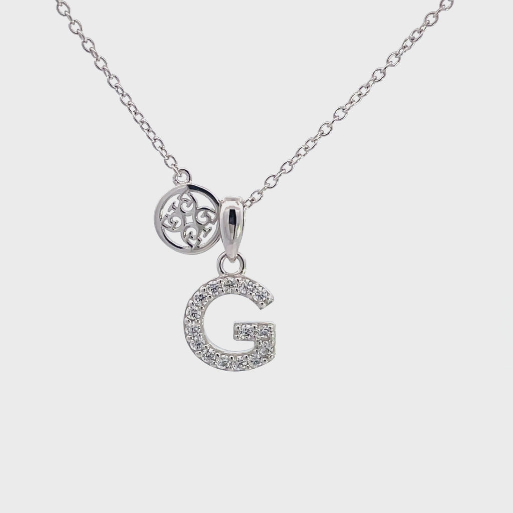 Georgini Luxury Letters A Initial Pendant