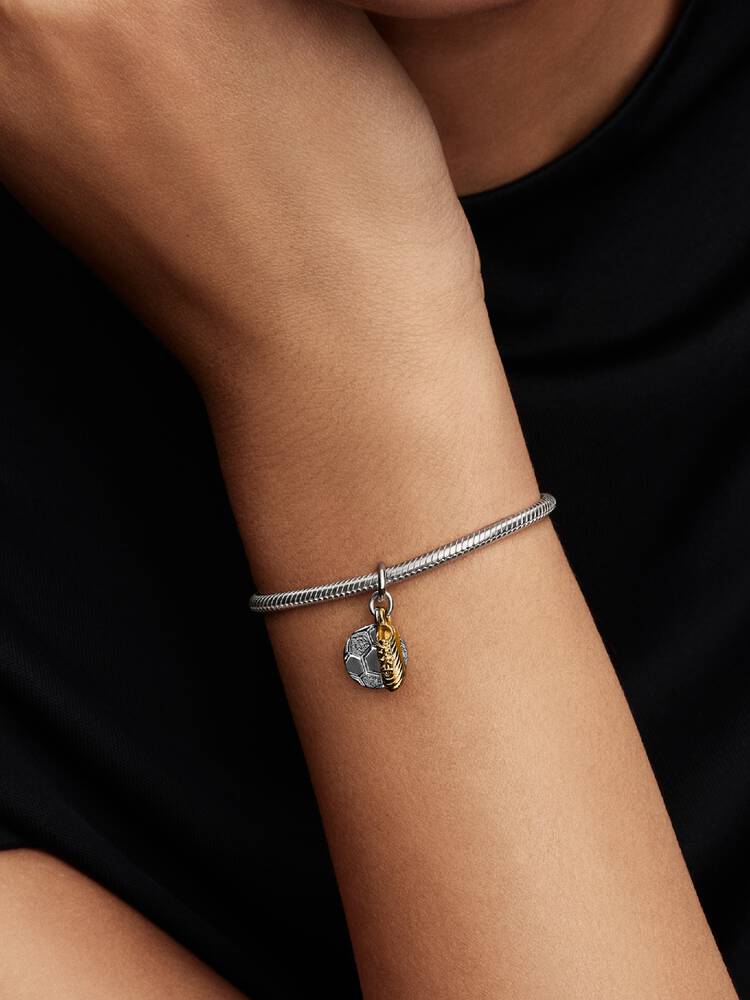Pandora Double Soccer Tennis Pendant Charm