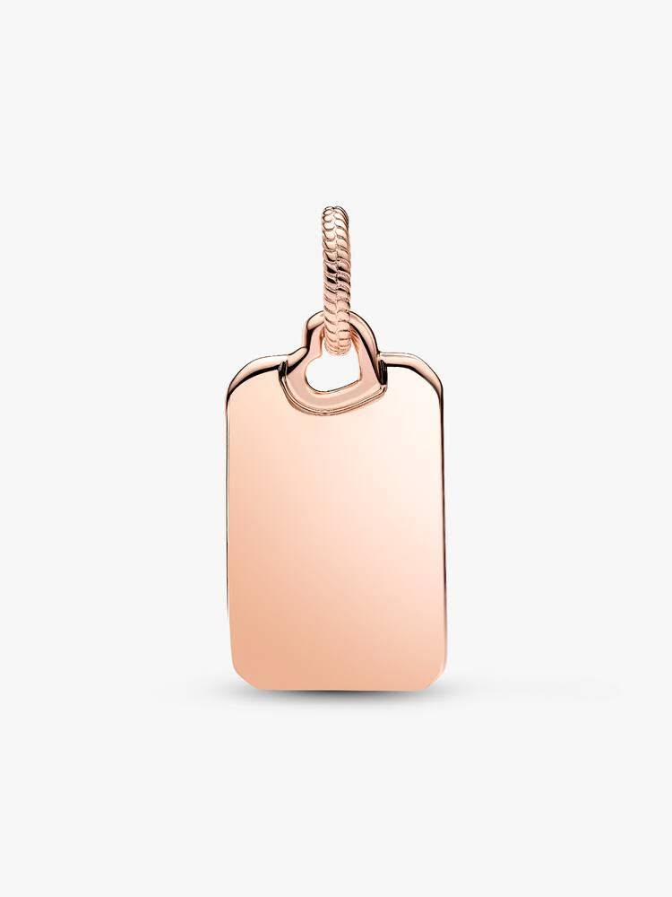 Pandora Engravable Rectangle Tag Pendant