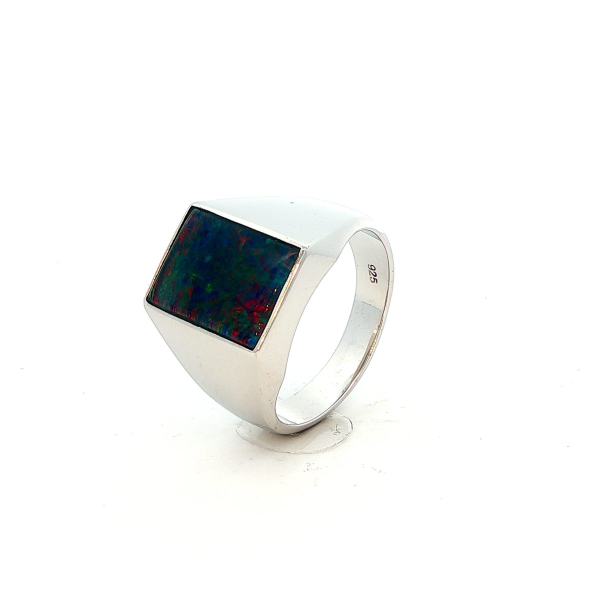 Triplex Opal Gents Dress Ring