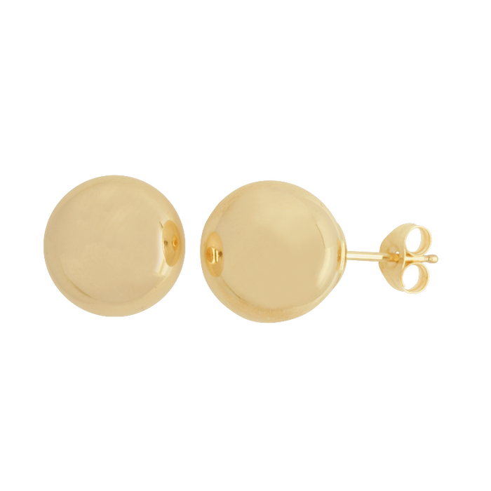 Ball Studs in Yellow Gold