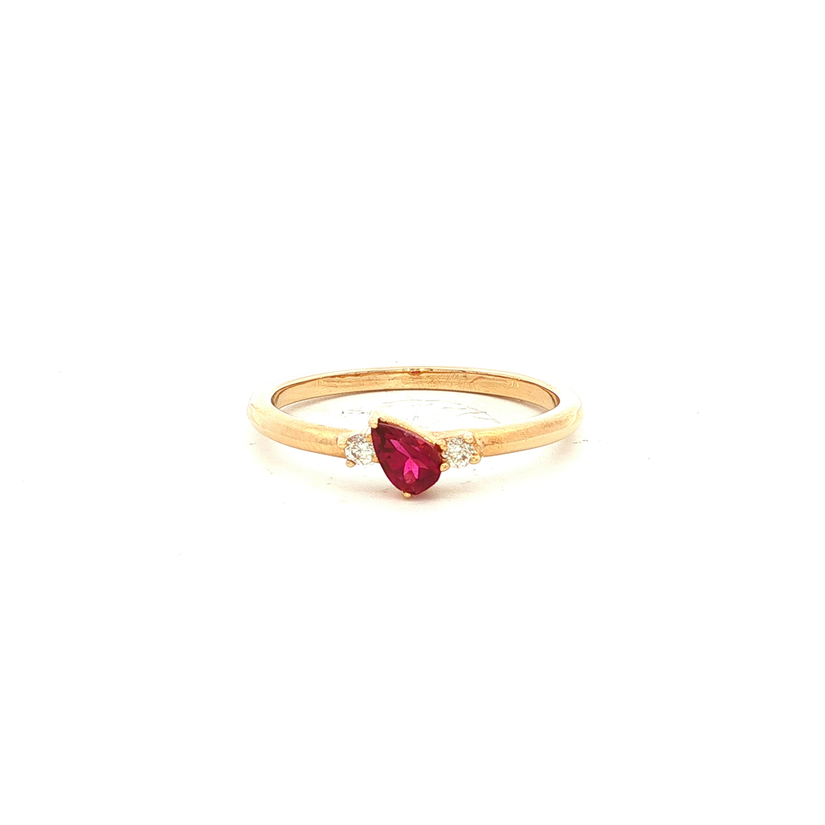 Pink Tourmaline Dress Ring in Yellow Gold