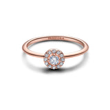 Pandora Round Pave Halo Ring