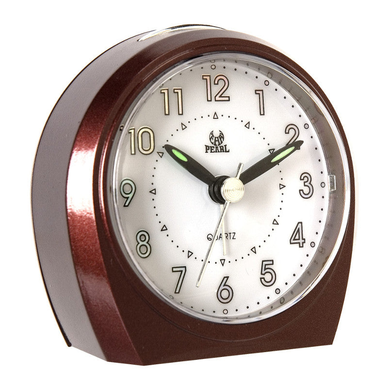 Pearl Time Table Clock Burgundy